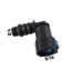 Conector Quick Engate 90° Graus 5/16 Para 1/2 Macho Femea