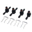 Kit Conector Trava Mangueira Bico Injetor Retorno S10 Blazer