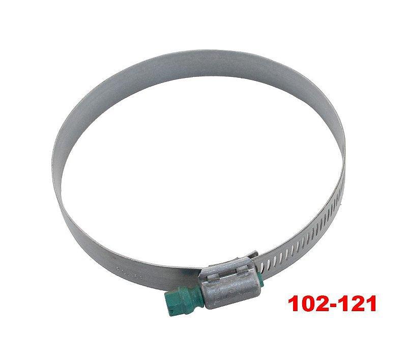 Abracadeira Fita fina Micro Aco Carbono 102 - 121 - Paraiso das Mangueiras