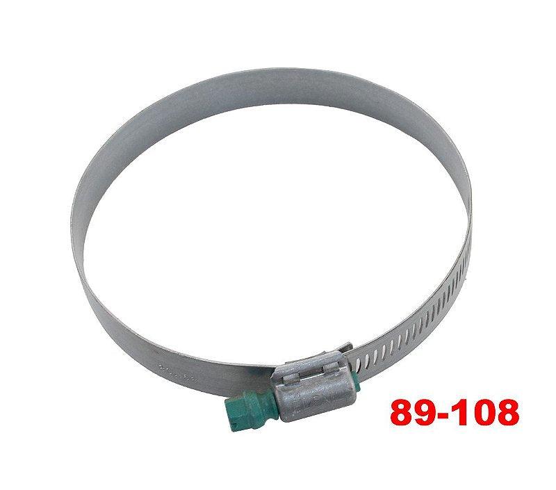 Abracadeira Fita fina Micro Aco Carbono 89 - 108 - Paraiso das Mangueiras