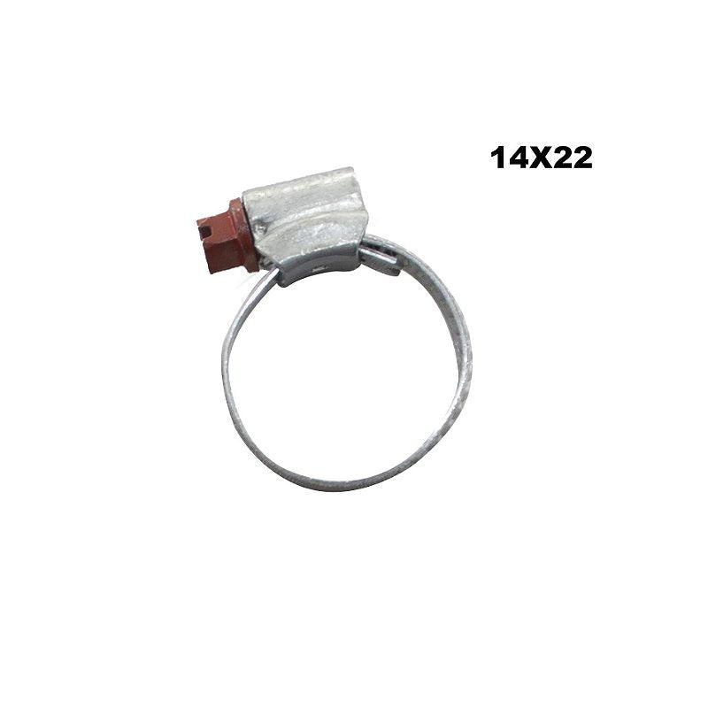 Abraçadeira Suprens 14 - 22 Fita fina Micro Aço Carbono - Paraiso das Mangueiras