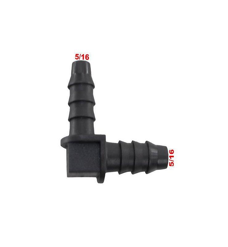 Adaptador Cotovelo 90 graus 5/16 Mangueira Injeção Universal - Paraiso das Mangueiras