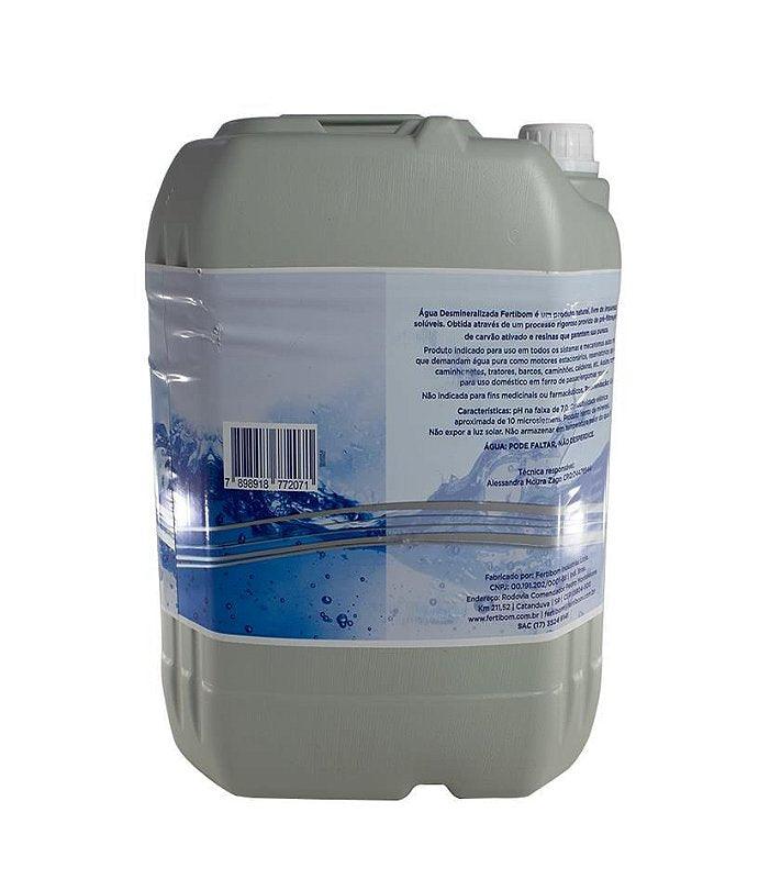 Água Desmineralizada 20 Litros Para Radiadores - Paraiso das Mangueiras
