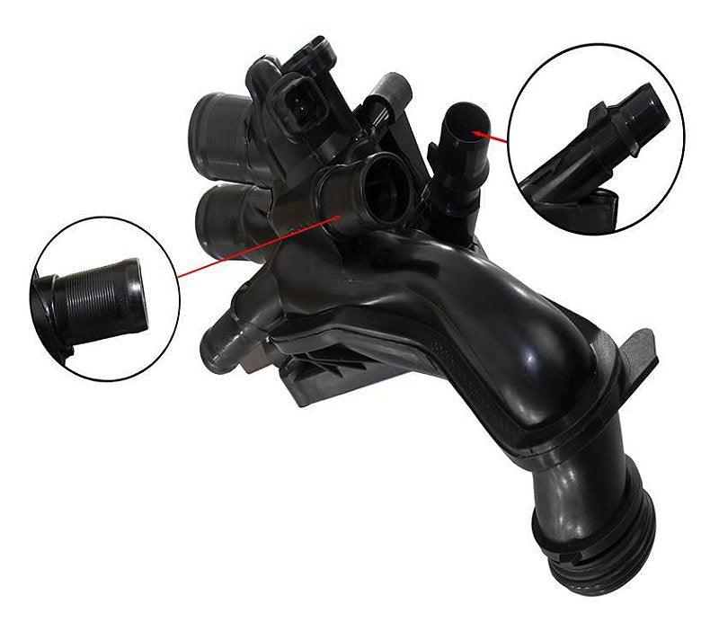 Caixa Da Válvula Termostática Peugeot E Citroen Thp - Paraiso das Mangueiras