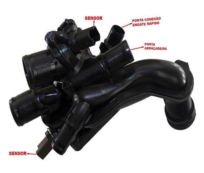 Caixa Da Válvula Termostática Peugeot E Citroen Thp - Paraiso das Mangueiras