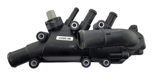 Carcaça Completa Válvula Termostática Courier Zetec Rocam - Paraiso das Mangueiras