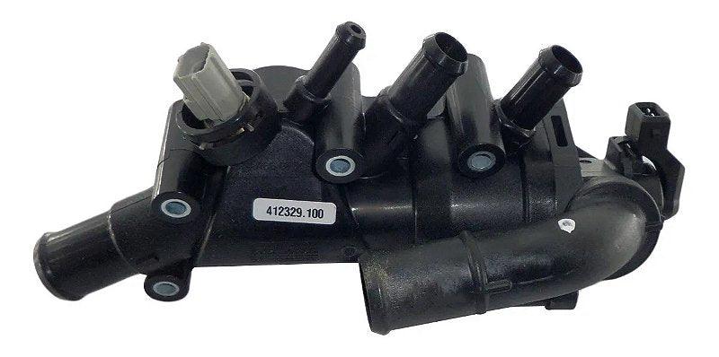 Carcaça Completa Válvula Termostática Courier Zetec Rocam - Paraiso das Mangueiras