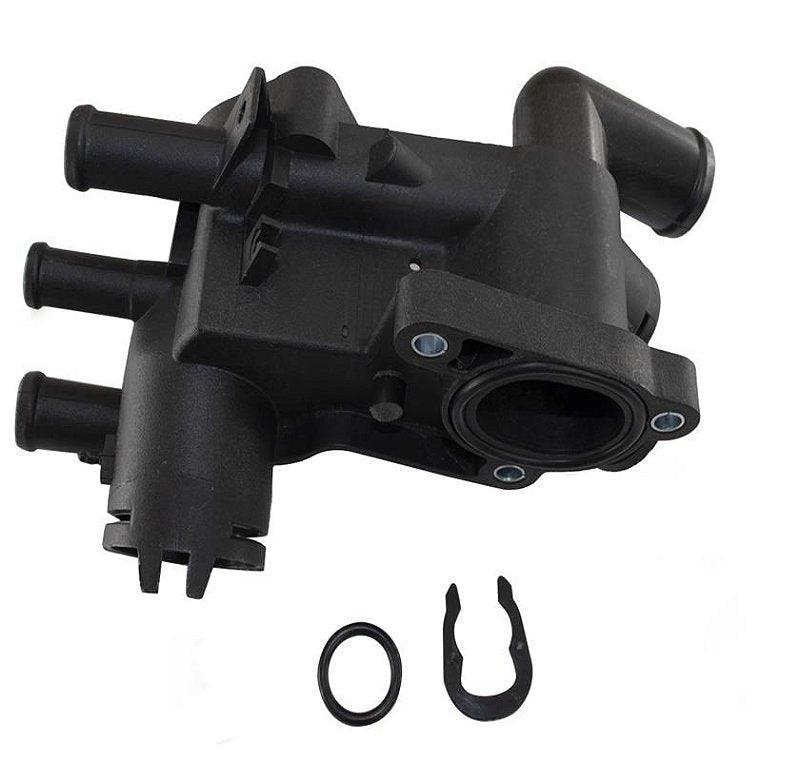 Carcaça Válvula Termostática 3 Saídas Gol Saveiro Voyage GV - Paraiso das Mangueiras