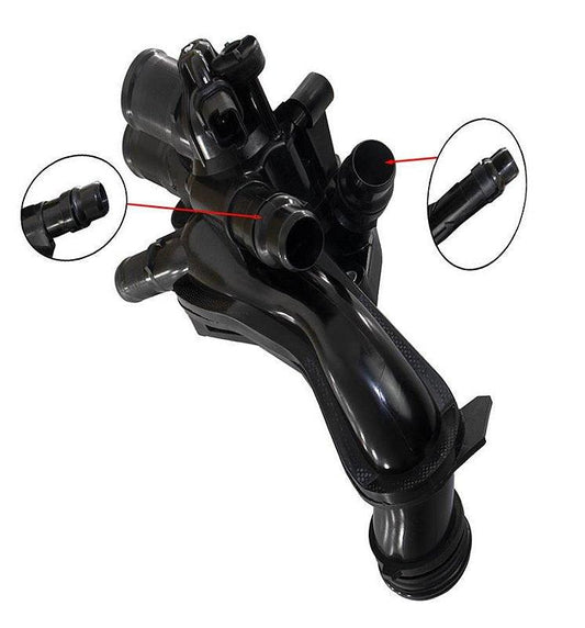 Carcaça Válvula Termostática Bmw 120I 320I 1.6 Thp c/ 2 sens - Paraiso das Mangueiras