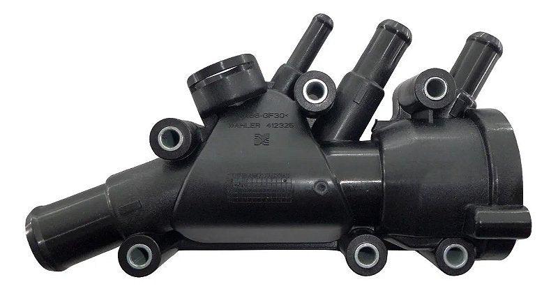 Carcaça Válvula Termostática Courier 1.6 Zetec Rocam 1999/.. - Paraiso das Mangueiras