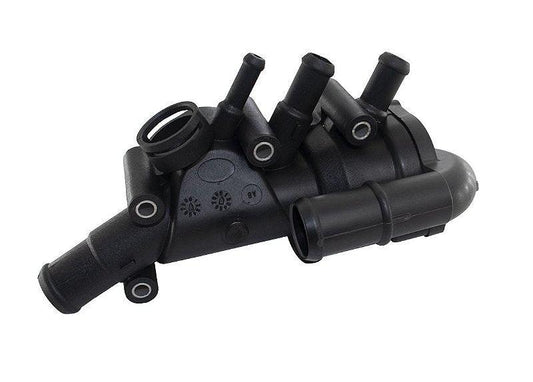 Carcaça Válvula Termostática Courier Ecosport Fiesta 1.0 1.6 - Paraiso das Mangueiras