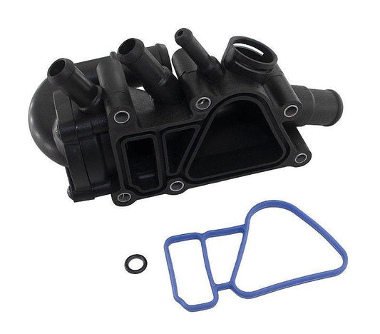 Carcaça Válvula Termostática Courier Ecosport Fiesta 1.0 1.6 - Paraiso das Mangueiras