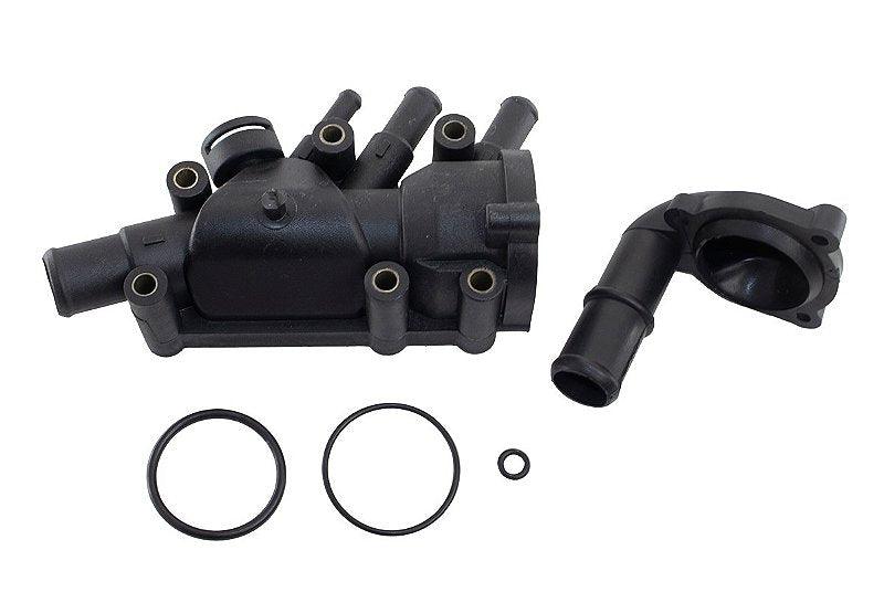 Carcaça Válvula Termostática Courier Fiesta 1.0 1.6 2002/... - Paraiso das Mangueiras