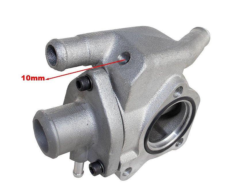 Carcaça Válvula Termostática Escort Zetec 1.8 2.0 16v - Paraiso das Mangueiras