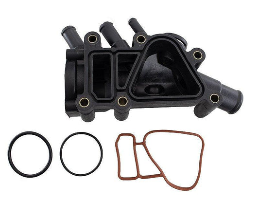 Carcaça Valvula Termostatica Fiesta Ka Courier 1.0 1.6 8v - Paraiso das Mangueiras