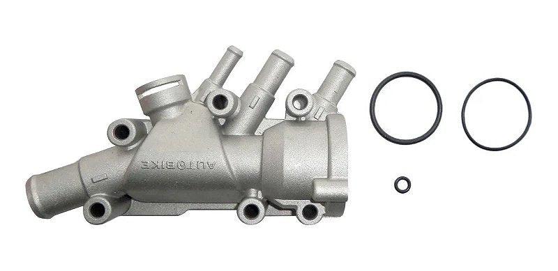 Carcaça Válvula Termostática Fiesta Zetec 1.6 1999/... - Paraiso das Mangueiras