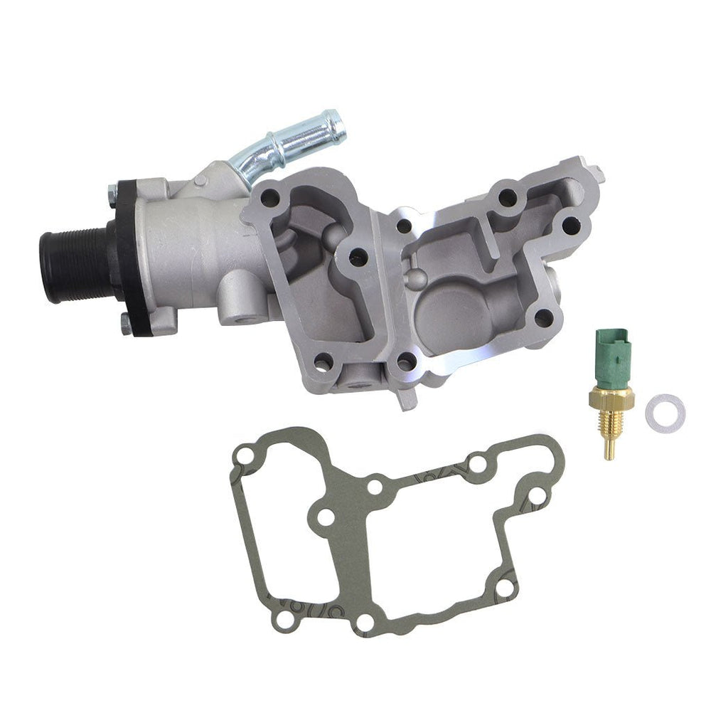 Carcaça Válvula Termostática Peugeot 206 207 Hoggar 1.4 8v - Paraiso das Mangueiras