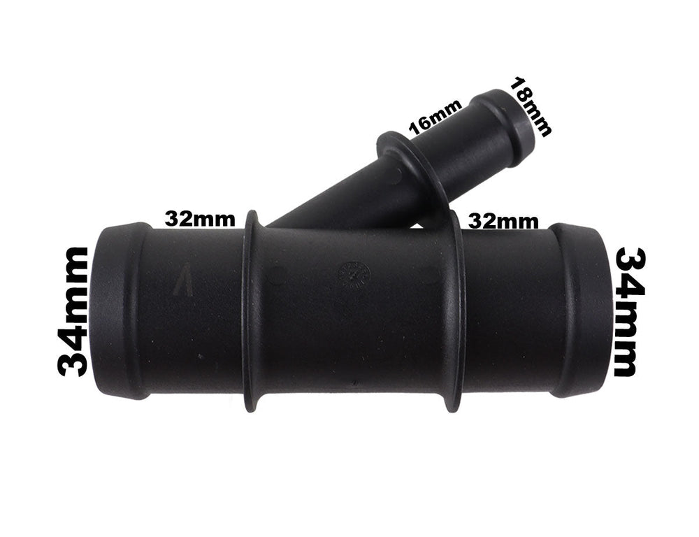 Conector Fluxo De Agua Audi Golf 1j0121087b - Paraiso das Mangueiras