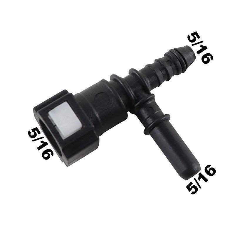Conector Quick Engate Rapido 5/16x5/16x5/16 Com Anel - Paraiso das Mangueiras