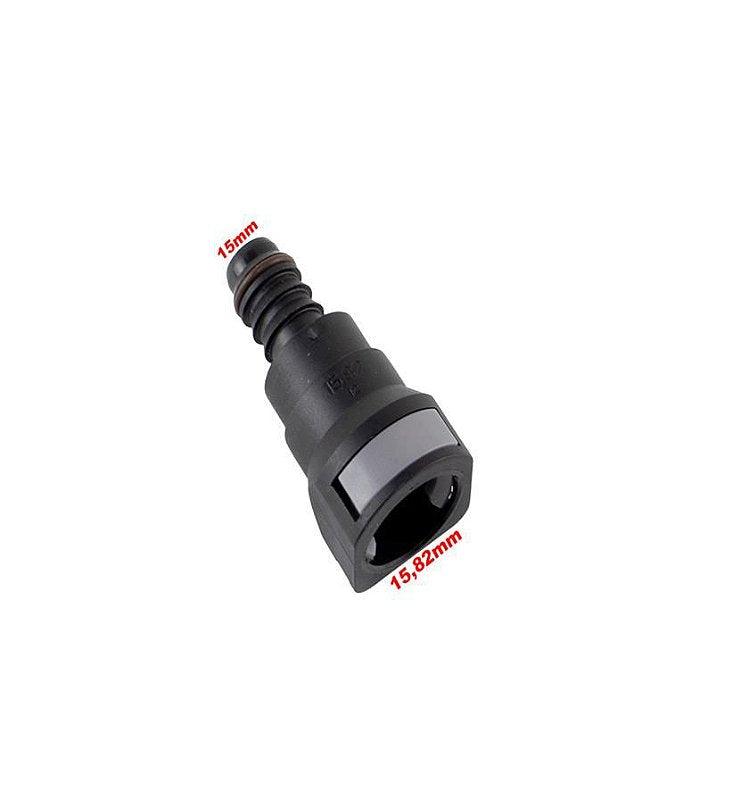 Conector Quick Reto 15,82mm X 15mm Universal - Paraiso das Mangueiras Conector Quick Reto 15,82mm X 15mm Universal - Paraiso das Mangueiras