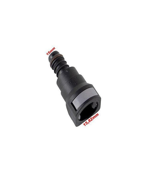 Conector Quick Reto 15,82mm X 15mm Universal - Paraiso das Mangueiras