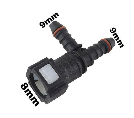Conector Quick T 9mm Universal - Paraiso das Mangueiras
