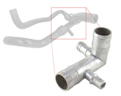 Conexão Mangueira Radiador Citroen C3 Automático 08/12 - Paraiso das Mangueiras