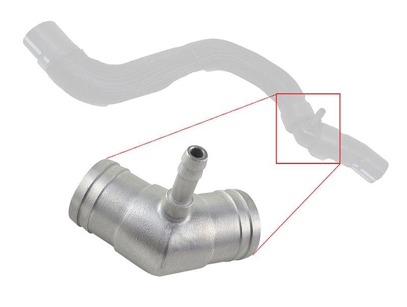 Conexão Mangueira Radiador Fusion 2.0 Ecoboost Hg9z8260a - Paraiso das Mangueiras