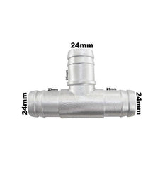 Conexão T Adaptação Emenda 7/8 22x22x22mm em Alumínio - Paraiso das Mangueiras