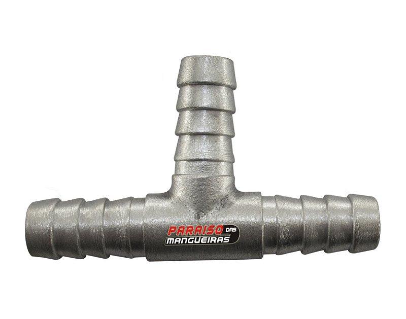 Conexão T Alumínio Mangueira Adaptação 1/2 12,5mm Universal - Paraiso das Mangueiras