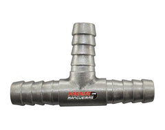 Conexão T Alumínio Mangueira Adaptação 1/2 12,5mm Universal - Paraiso das Mangueiras