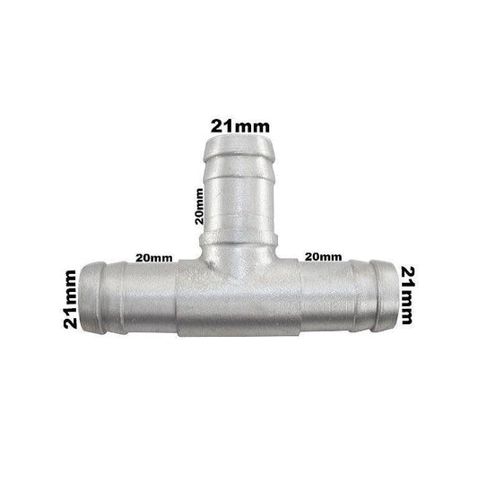Conexão T Alumínio Mangueira Adaptação 3/4 19mm Universal - Paraiso das Mangueiras