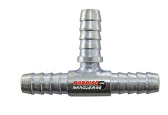 Conexão T Alumínio Mangueira Adaptação 5/16 8mm Universal - Paraiso das Mangueiras