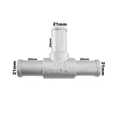 Conexão T Aluminio Redução 20x20x20mm Adaptação Universal - Paraiso das Mangueiras