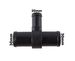 Conexão T Redução 30x20x30mm Adaptação Universal - Paraiso das Mangueiras