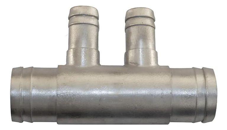 Conexão Tee Radiador 4 Saidas 32x17x17x32mm Aluminio - Paraiso das Mangueiras