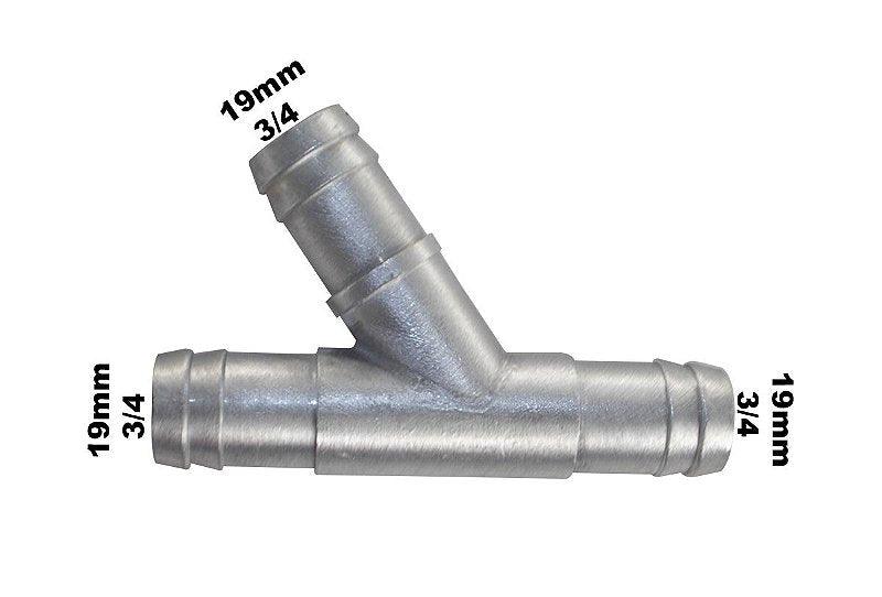 Conexão Y Alumínio Adaptação 3/4 X 3/4 X 3/4 - Paraiso das Mangueiras