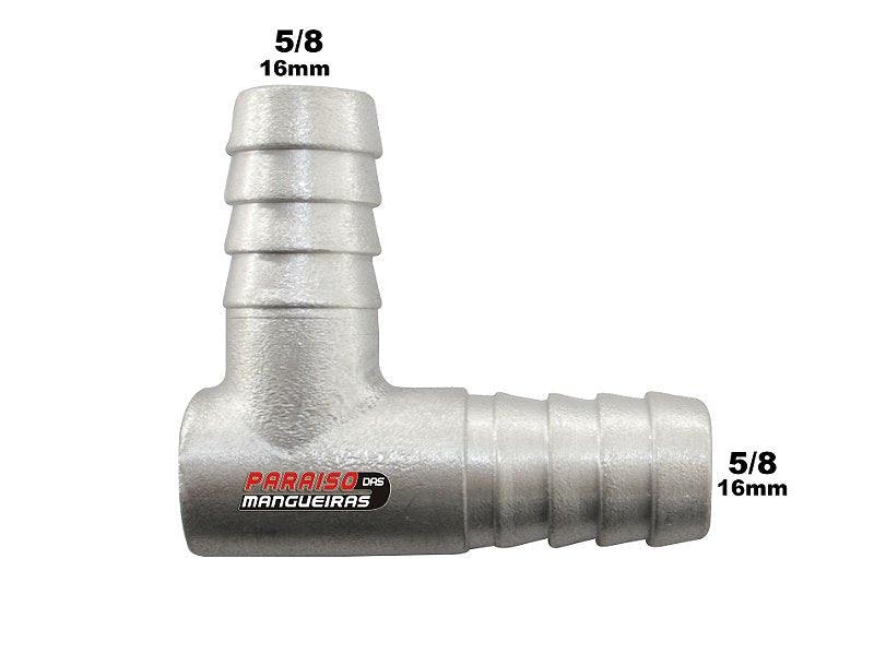 Cotovelo 90º Adaptação Mangueira Ar Quente de 5/8 16mm - Paraiso das Mangueiras