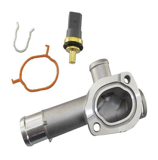 Flange Água C/ Sensor Amarok 2.0 16V 2010/2016 Alumínio - Paraiso das Mangueiras