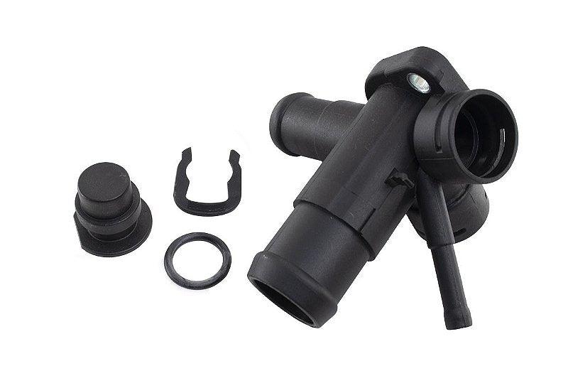 Flange Água Com Anel Gol Golf Saveiro Cordoba 068121132B - Paraiso das Mangueiras