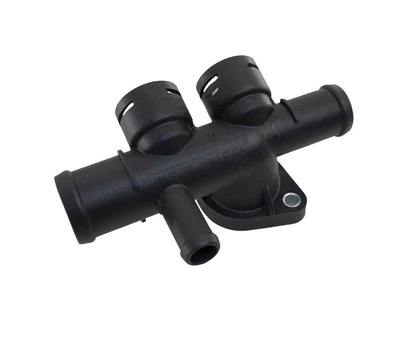 Flange Fluxo Agua Golf Jetta Turbo - 06a121133f - Paraiso das Mangueiras