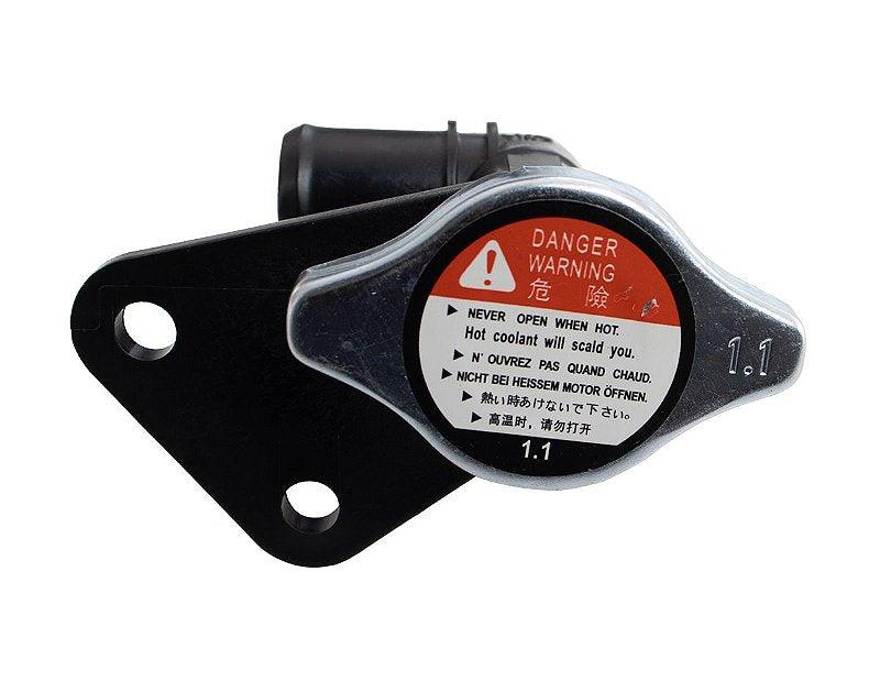 Flange + Tampa Radiador Honda New Civic 1.8 16V 2006/2011 - Paraiso das Mangueiras