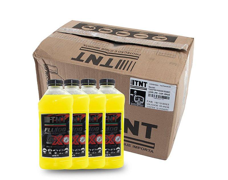 Kit 12 Un Aditivo Radiador Tnt Concentrado Amarelo Orgânico - Paraiso das Mangueiras