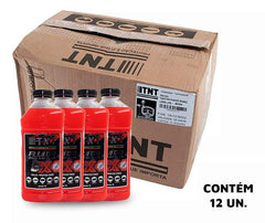 Kit 12 Un Aditivo Radiador TNT Concentrado Rosa 1l Organico - Paraiso das Mangueiras