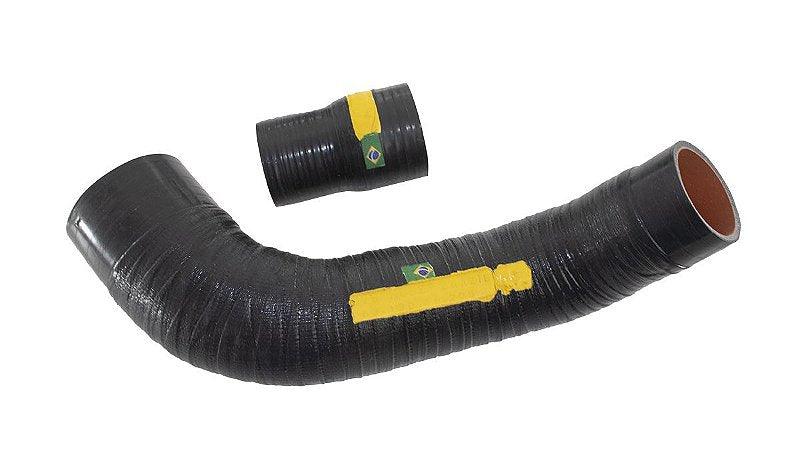 Kit 2 Mangueiras intercooler ford transit 2012 em diante - Paraiso das Mangueiras