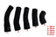 Kit 5 Mangueiras Intercooler Turbina H100 Hr100 2.5 Diesel - Paraiso das Mangueiras
