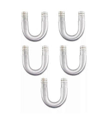 Kit 5 Tubo Aluminio U Isolar Ar Quente Adaptador Universal - Paraiso das Mangueiras