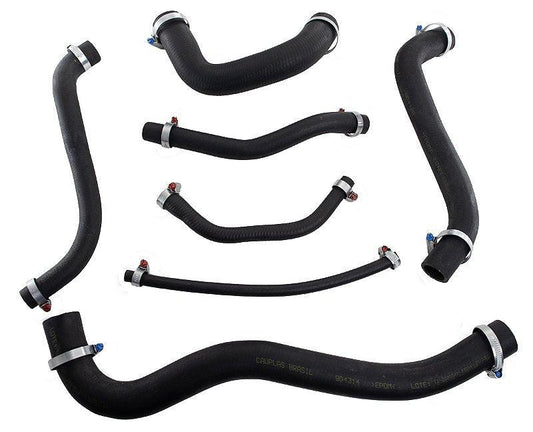 Kit 7 Mangueiras Gol Saveiro Parati Voyage Quadrado Motor Ap 1.6 1.8 1984 Até 1996 + Abraçadeiras - Paraiso das Mangueiras
