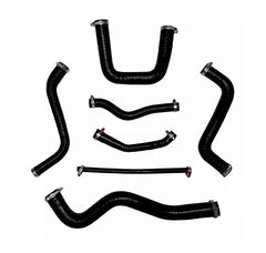 Kit 7 Mangueiras Silicone Gol Ap 1.6 1.8 Quadrado Cor Preta - Paraiso das Mangueiras