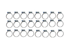 Kit Abraçadeiras 24 Peças Micro Carbono 38 - 51 Marca Suprens - Paraiso das Mangueiras